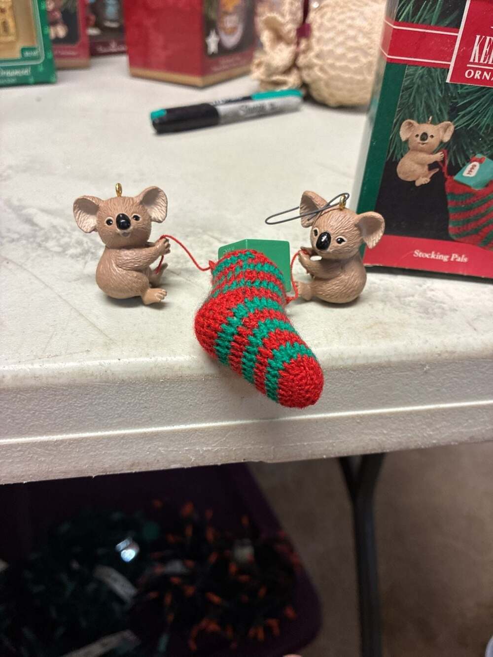 Hallmark Keepsake Ornament Stocking Pals Dated 1990